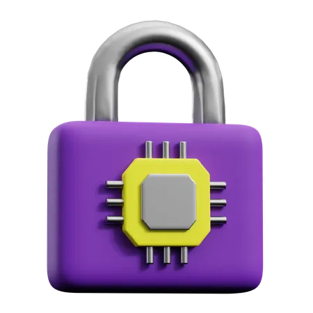 AI Security  3D Icon