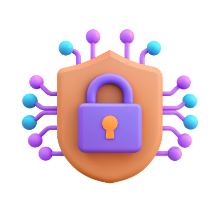 AI Security  3D Icon