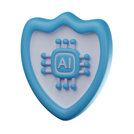 Ai segurança  3D Icon