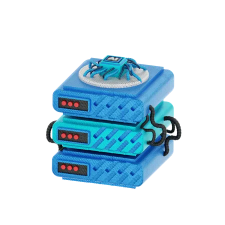 Ai Server  3D Icon