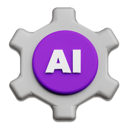 AI 설정  3D Icon