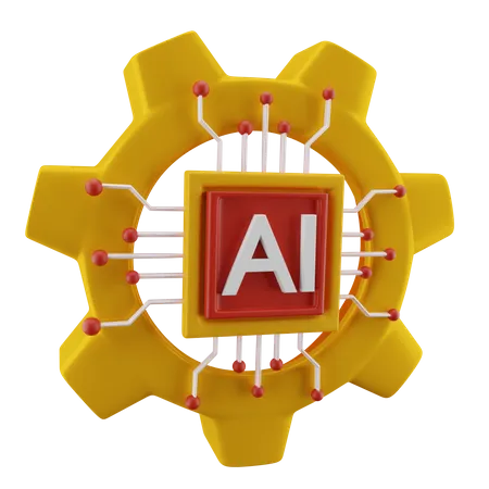 Réglage de l'IA  3D Icon