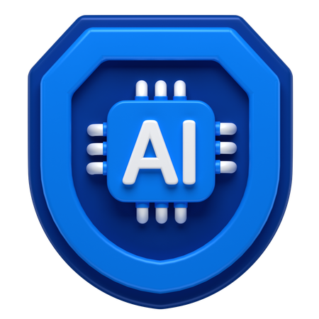 Ai Shield  3D Icon