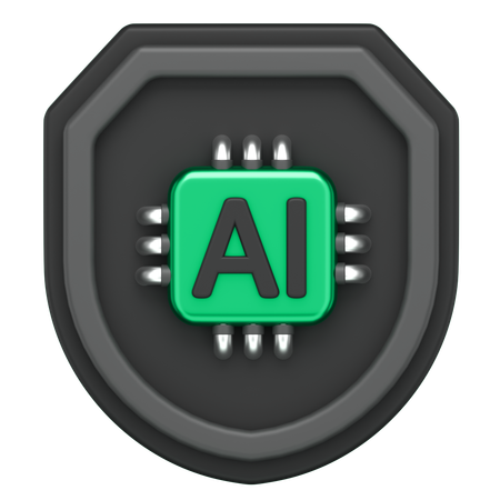 Ai Shield  3D Icon