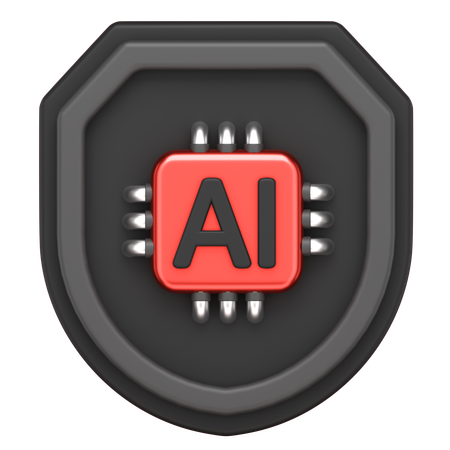 Ai Shield  3D Icon
