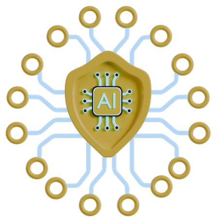 Ai escudo  3D Icon