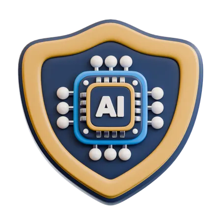 Ai Shield  3D Icon