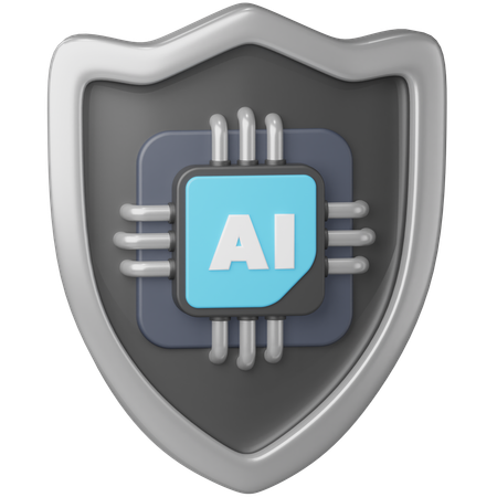 Ai Shield  3D Icon