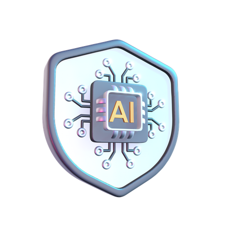 Ai Shield  3D Icon