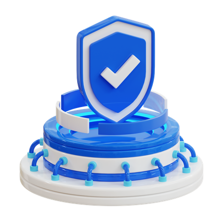 Ai Shield  3D Icon