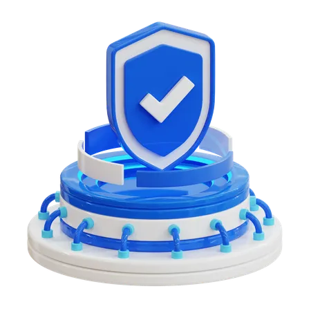 Ai Shield  3D Icon