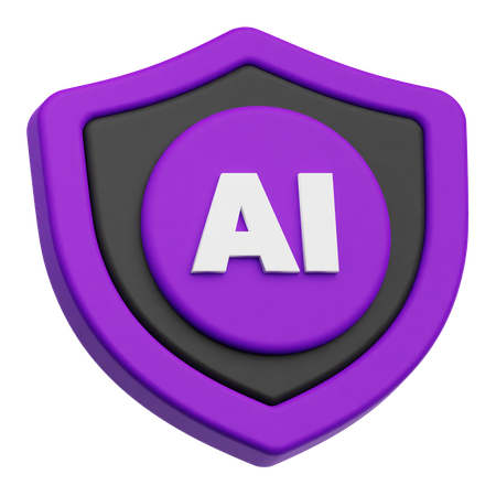 Ai Shield  3D Icon