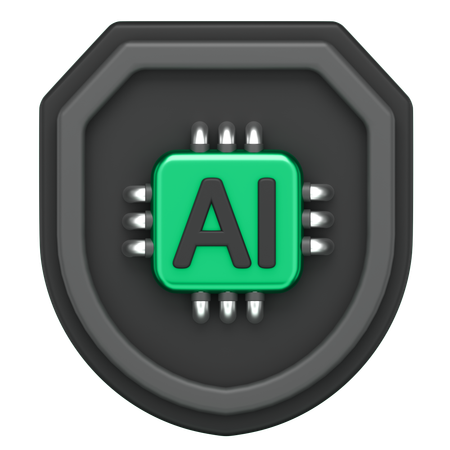 Ai Shield  3D Icon