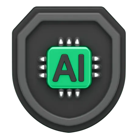 Ai Shield  3D Icon