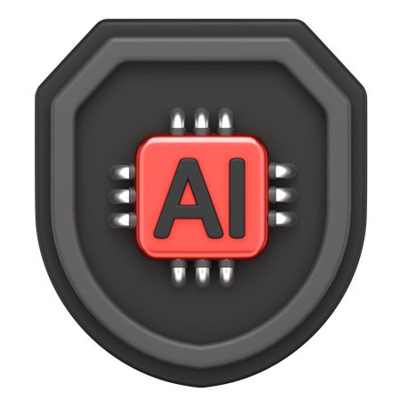 Ai Shield  3D Icon