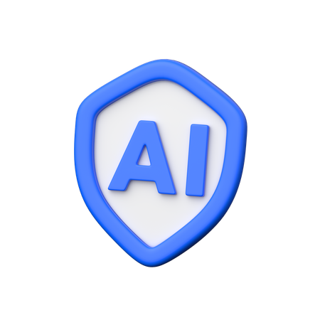 Ai Shield  3D Icon