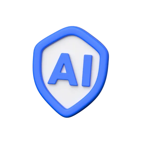 Ai Shield  3D Icon