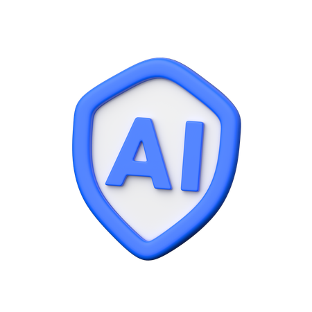 Ai Shield  3D Icon