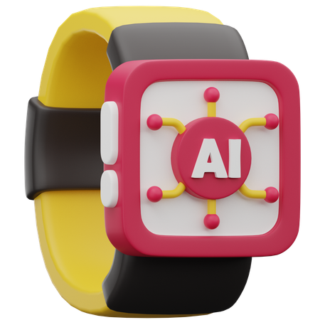 Ai Smartwatch  3D Icon