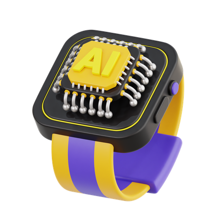 Ai Smartwatch  3D Icon