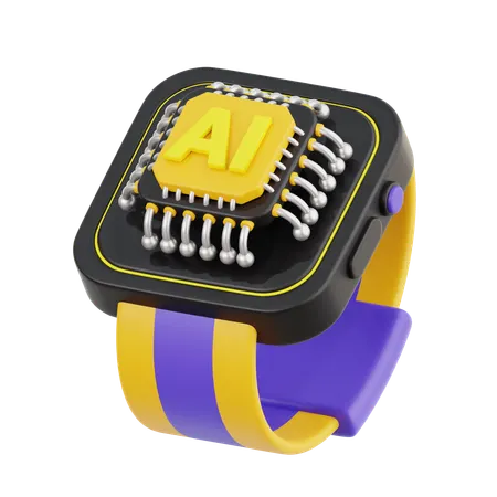 Ai Smartwatch  3D Icon