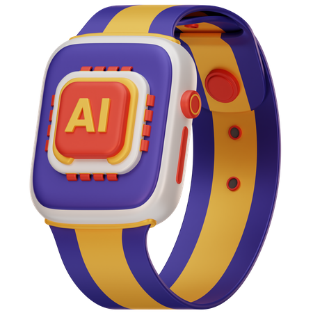 Ai Smartwatch  3D Icon