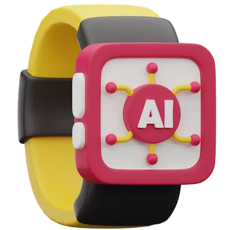 Ai Smartwatch  3D Icon