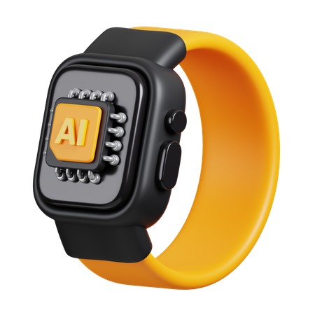 AI Smartwatch  3D Icon