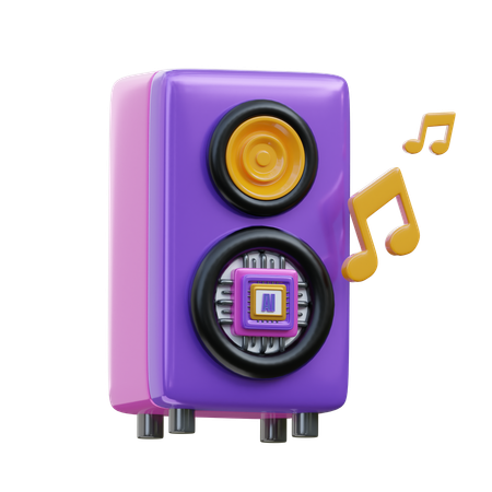Ai Speaker  3D Icon