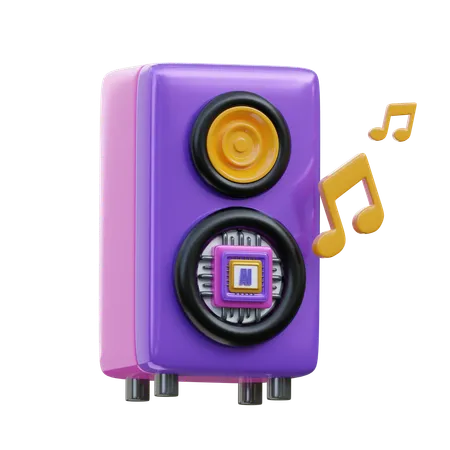 Ai Speaker  3D Icon