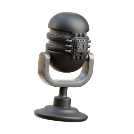 Ai Speech Recognition 3D Icon
