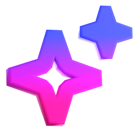 Ai star  3D Icon