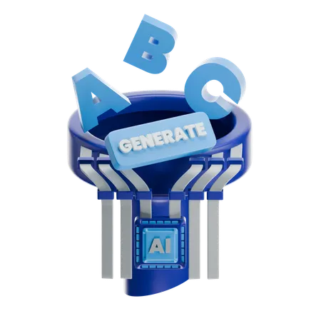 Ai Text Effect Maker 3D Icon