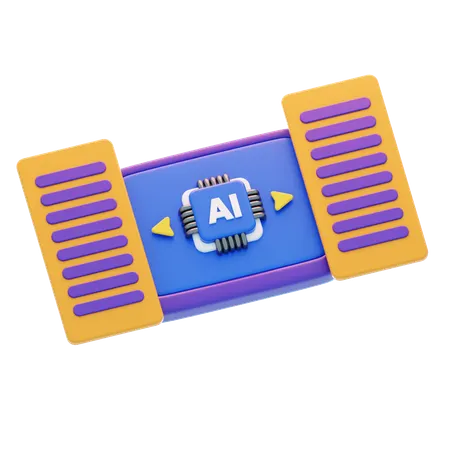 AI Text Generator 3D Icon