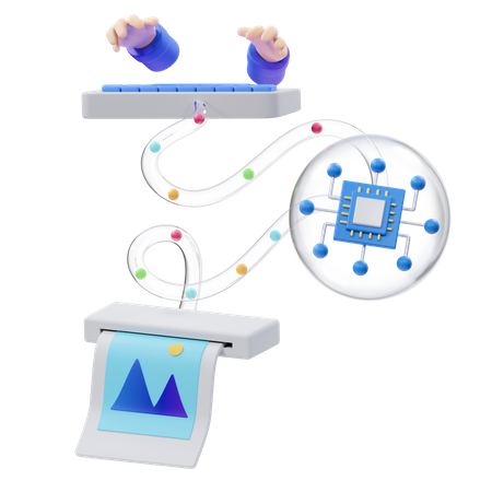 Ai To Image  3D Icon