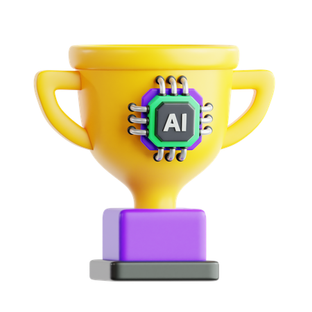 Ai Trophy  3D Icon