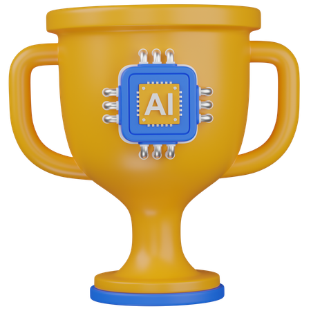 Ai trophy  3D Icon