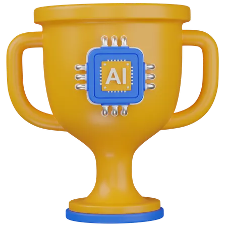 Ai trophy  3D Icon