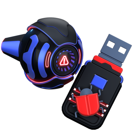 Ai Usb Drive  3D Icon