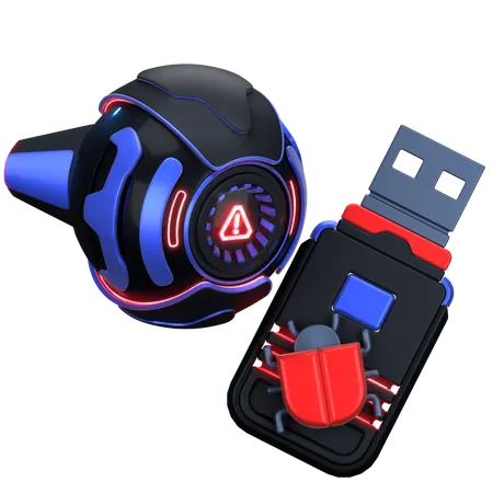 Ai Usb Drive  3D Icon