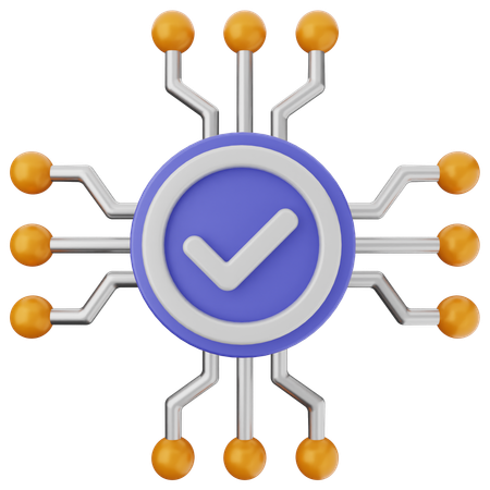 Vérification de l'IA  3D Icon