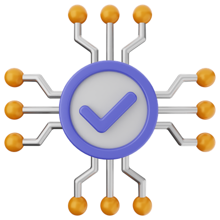 Vérification de l'IA  3D Icon