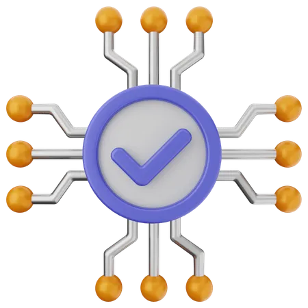 Vérification de l'IA  3D Icon