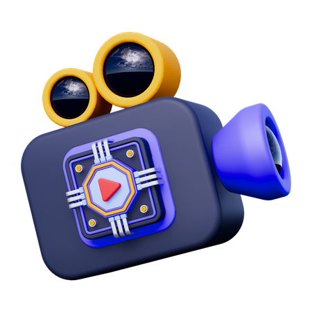 Ai Video Marketing  3D Icon