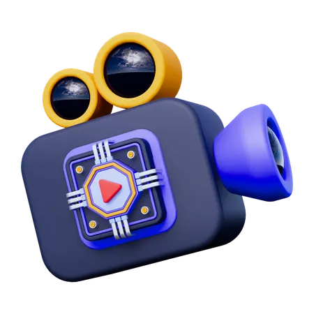 Ai Video Marketing  3D Icon