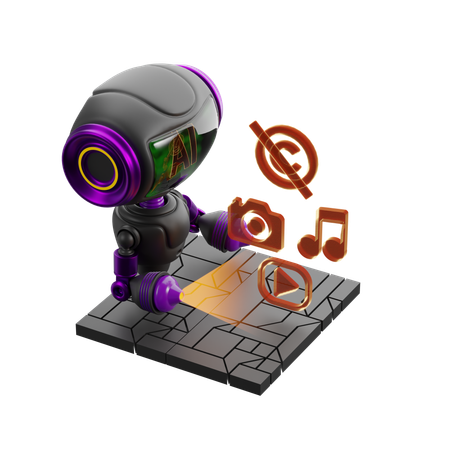Ai Violating Copyrights Of All  3D Icon