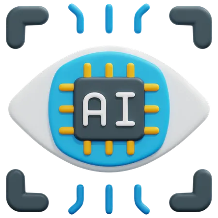 Ai Vision  3D Icon