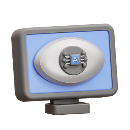 Ai Vision Eye  3D Icon