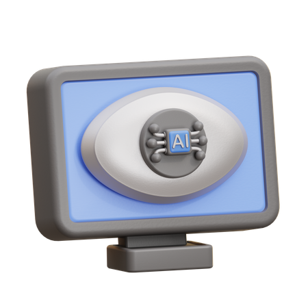 Ai Vision Eye  3D Icon