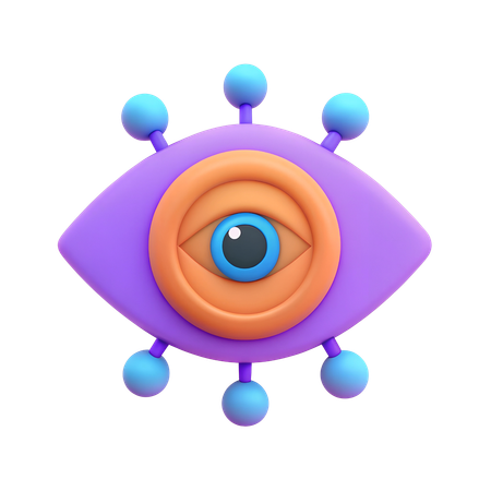 AI Vision System  3D Icon